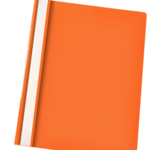 ESSELTE PVC A4 FLAT FILE ORANGE 28323