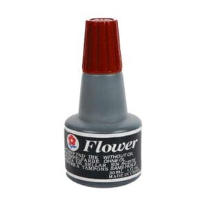 B/R FLOWER INK FOR STAMP PAD RED BR00187