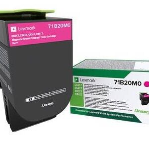 LEXMARK TONER 71B20M0 MAGENTA FOR CS317/417/517