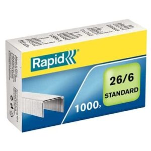 RAPID STAPLES 26/6 P1000-SLV
