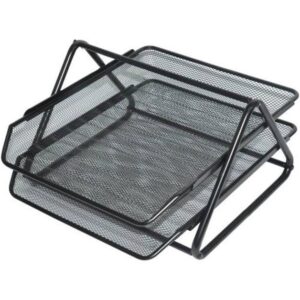 TELLENO 2-TIER TRAY SILVER /BLACK