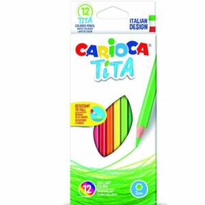 CARIOCA COLUR PENCILS TITA WOOF FREE BOX OF 12PCS N.42793