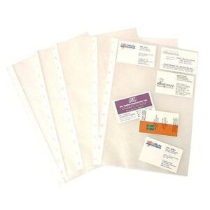 BINDERMAX REFIL SHEET FOR NAME CARD HOLDER W-4098R