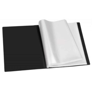 DISPLAY BOOK 100 POCKETS W-14-10   BLACK