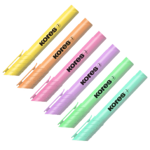 KORES HIGHLIGHTER MARKERS 6PCS PASTEL 36060