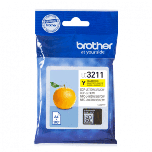 BROTHER INK CARTRIDGE LC3211 YELLOW