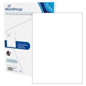 MEDIARANGE LABELS 210X297MM WHITE (50PCS) MRINK140