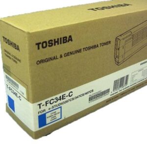 TOSHIBA COPIER TONER T-FC34E-C CYAN