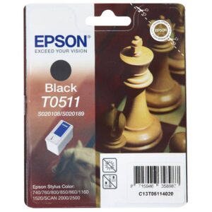 EPSON INK CARTRIDGE T0511 BLACK