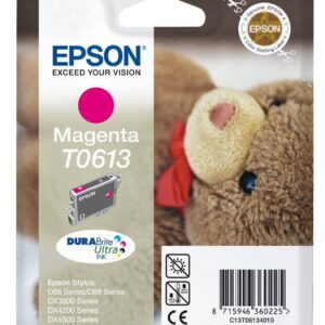 EPSON INK CARTRIDGE T0613 MAGENTA