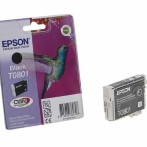 EPSON INK CARTRIDGE T0801 BLACK