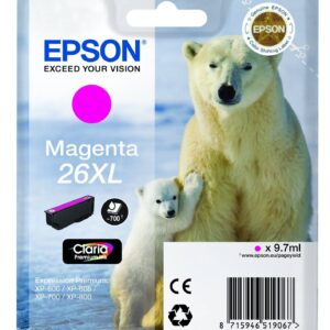 EPSON INK CARTRIDGE 26XL MAGENTA